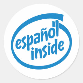 Español inside ラウンドシール