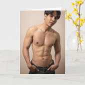 Especially Asian Greetings Card カード (黄色い花)