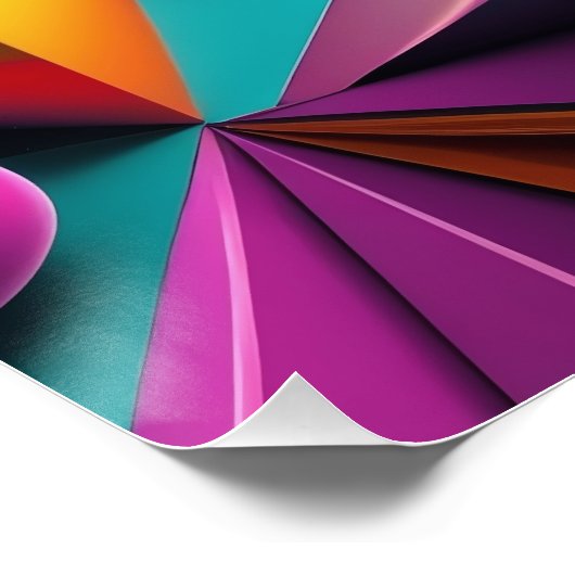  Espejismo Geométrico ポスター (コーナー)