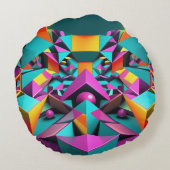 Espejismo Geométrico ラウンドクッション (裏面)