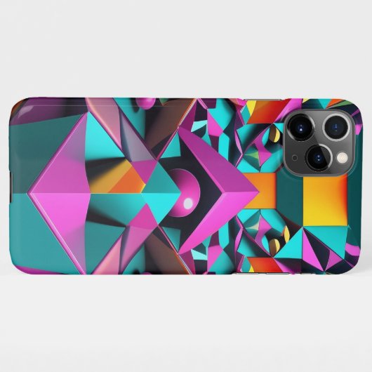 Espejismo Geométrico iPhoneケース (裏面横)