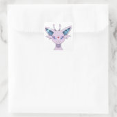 Espeon Evolution Purple Psychic Pokemon Sticker |  スクエアシール (バッグ)