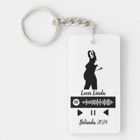 Esperando un bebe キーホルダー (正面)