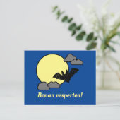 Esperanto :ボナン・ベスパートン！ ポストカード (スタンド正面)