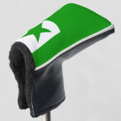 Esperanto Flag ゴルフヘッドカバー (3/4 正面)