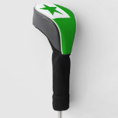 Esperanto Flag ゴルフヘッドカバー (アングル)