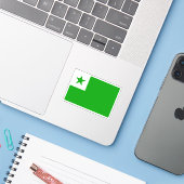 Esperanto Flag シール (ノートパソコンとiPhone)