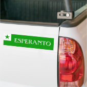 Esperanto Flag バンパーステッカー (トラック上)
