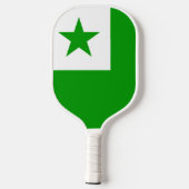 Esperanto Flag ピックルボールラケット (裏面)