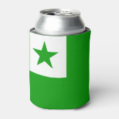 Esperanto Flag 缶クーラー (缶正面)