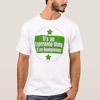 EsperantoThing Tシャツ
