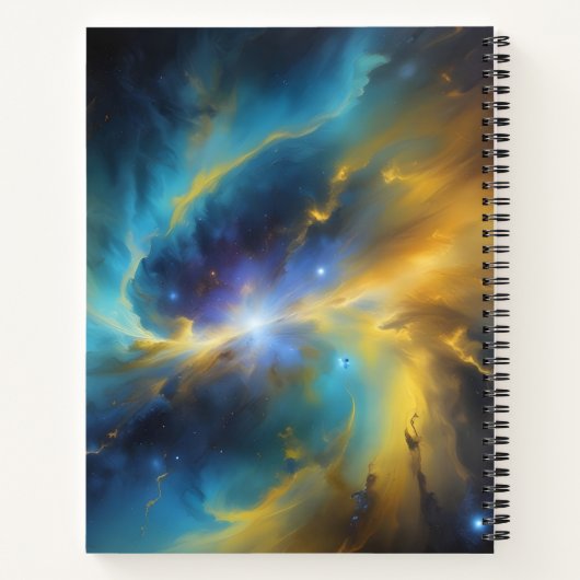 Espiral de Oro y Azul ノートブック (裏面)