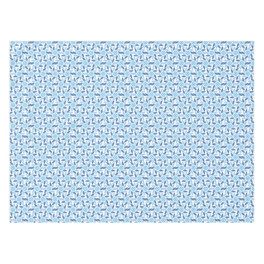 Espiral Floral Azul テーブルクロス (正面(横))