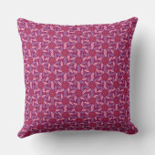 Espiral Floral Magenta クッション (裏面)