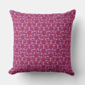 Espiral Floral Magenta クッション (正面)