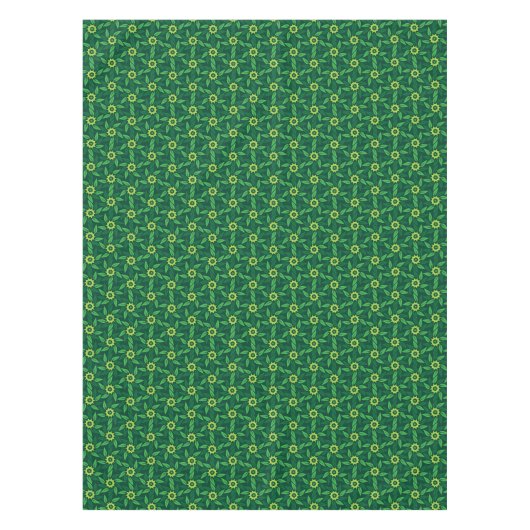 Espiral Floral Verde テーブルクロス (正面)