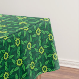 Espiral Floral Verde テーブルクロス