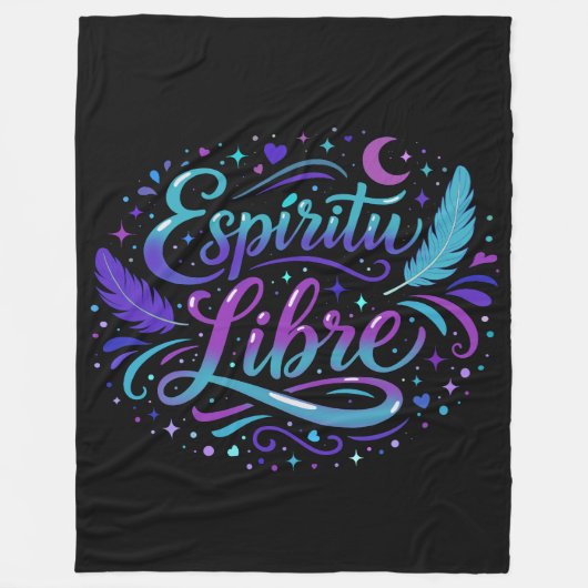 Espíritu Libre フリースブランケット (正面)