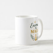 ✨ “Espíritu Navideño” – Diseño Caligráfico Festivo コーヒーマグカップ (正面右)