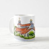 Espiritu Santoのカトリック教会 コーヒーマグカップ (正面左)