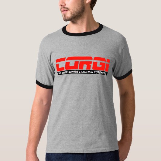 ESPNのコーギーメンズ信号器のTシャツ Tシャツ (正面)