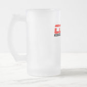 ESPNのコーギー15oz。 曇らされたガラスのマグ フロストグラスビールジョッキ (左)