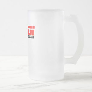 ESPNのコーギー15oz。 曇らされたガラスのマグ フロストグラスビールジョッキ