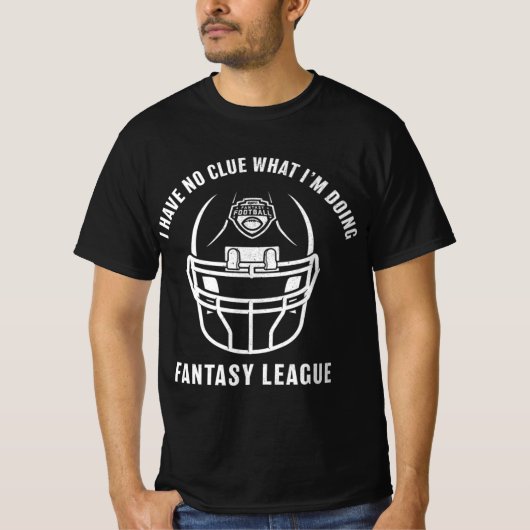 ESPNファンタジーサッカー私が何をしているのか分からない Tシャツ (正面)