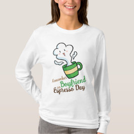 Espressoの日Tシャツで自分を覚えるカスタマイズ可能 Tシャツ
