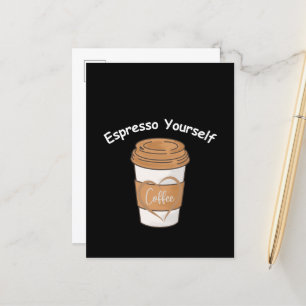 Espressoコーヒー好き ポストカード