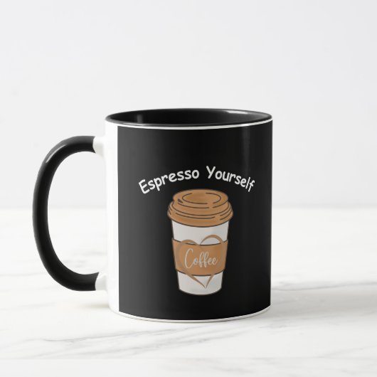 Espressoコーヒー好き マグカップ (左)