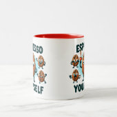 Espressoコーヒー ツートーンマグカップ (中央)