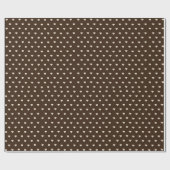Espressoハートドット ラッピングペーパー (フラット)