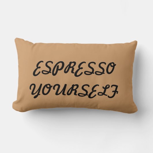 ESPRESSO自分の腰枕 ランバークッション (正面)