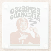 Espresso Aficionado - Java Lover ガラスコースター (裏面)