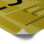 Espresso Bar | orange lilac olive green ポスター (角)