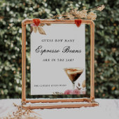 Espresso Beansのブライダルシャワー記号の数を推測 ポスター