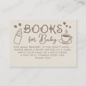 Espresso Coffee Books For Baby Request エンクロージャーカード (正面)