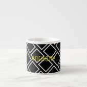 Espresso Coffee Mugカップパーソナライズされたの名前を追加 エスプレッソカップ (正面)