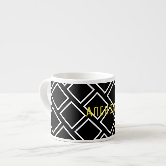 Espresso Coffee Mugカップパーソナライズされたの名前を追加 エスプレッソカップ (正面左)