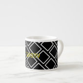 Espresso Coffee Mugカップパーソナライズされたの名前を追加 エスプレッソカップ (正面右)