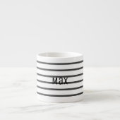 Espresso Coffee Mugカップパーソナライズされたの名前を追加 エスプレッソカップ (正面)