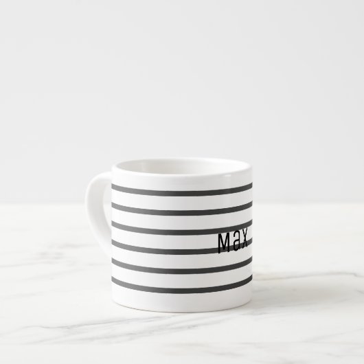 Espresso Coffee Mugカップパーソナライズされたの名前を追加 エスプレッソカップ (正面左)