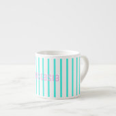 Espresso Coffee Mugカップパーソナライズされたの名前を追加 エスプレッソカップ (正面右)