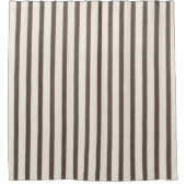 Espresso Cream Cabana シャワーカーテン (正面)