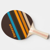 Espresso Drift Angled Striping with Name 卓球ラケット (横)