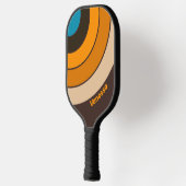 Espresso Drift Circle Stripe with Name ピックルボールラケット (左)