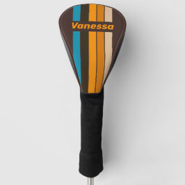 Espresso Drift Pin Striped with Name ゴルフヘッドカバー