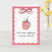 Espresso How Much I love You Greeting Card カード (黄色い花)