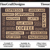 Espresso Latte Cappuccino Collage FC7 Decoupage 薄葉紙